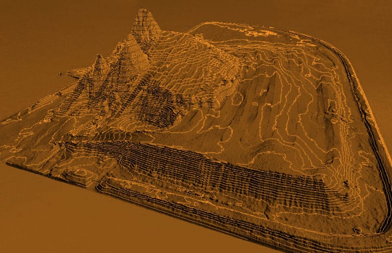 Lidar elevation map