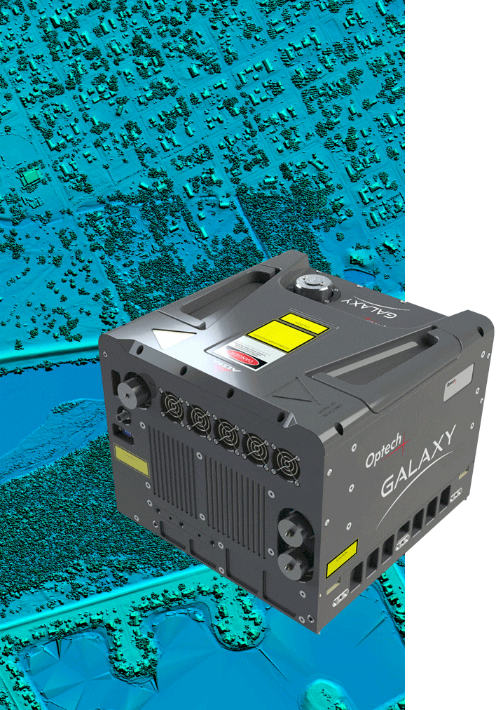 lidar map and teledyne optech galaxy sensor