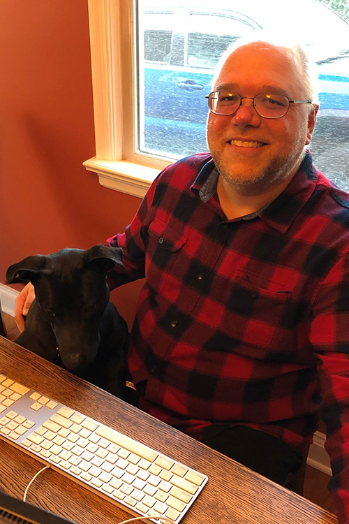 John and his dog Queen