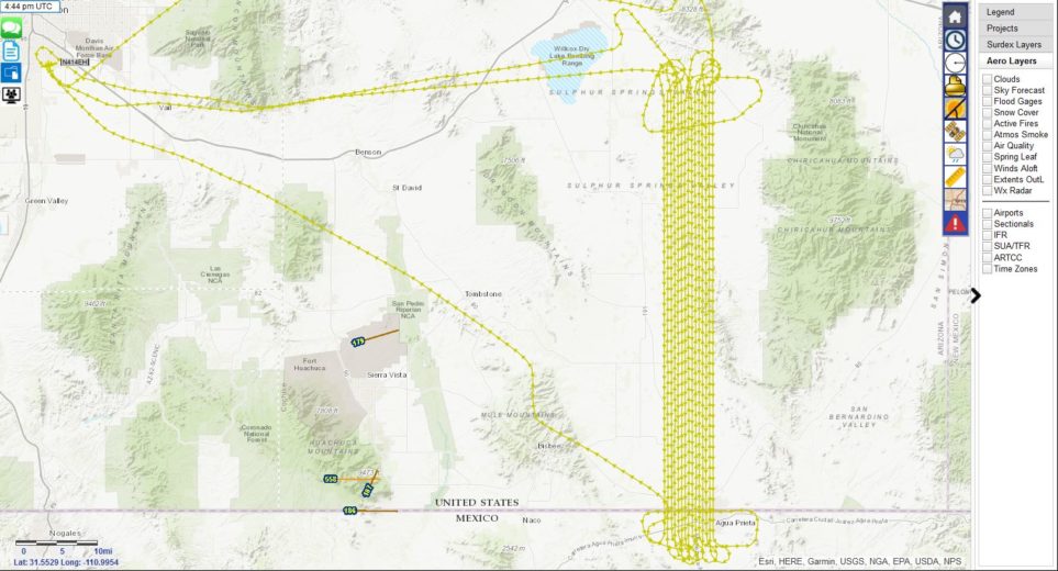 Surdex Flight Tracker flight lines