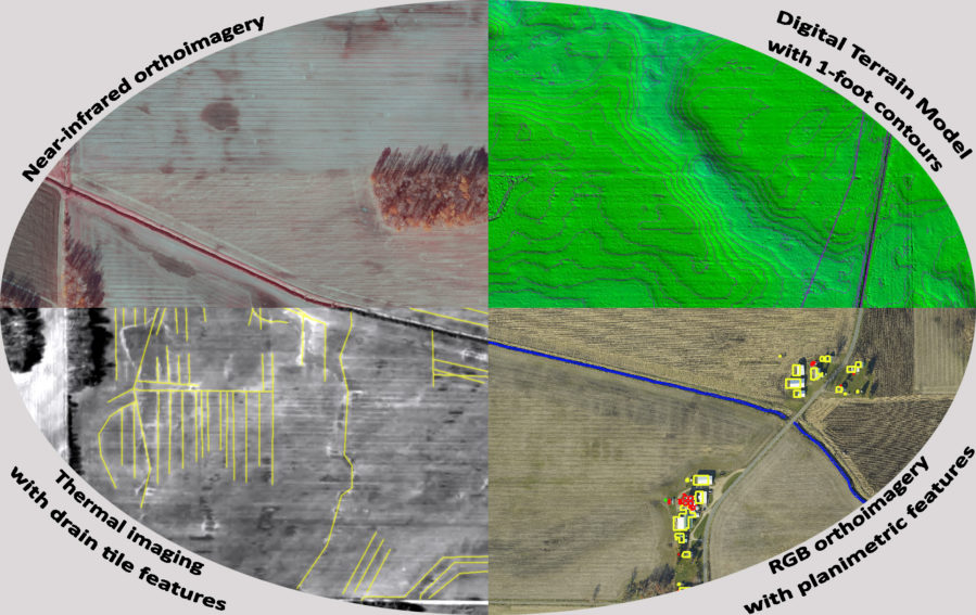 Solar farm aerial data