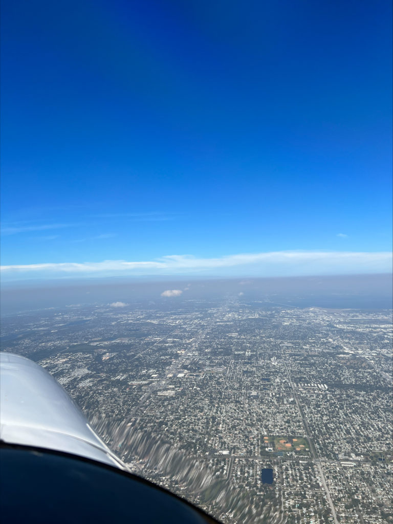 Aerial photo of developed area