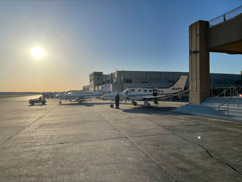 Aircraft on the ground